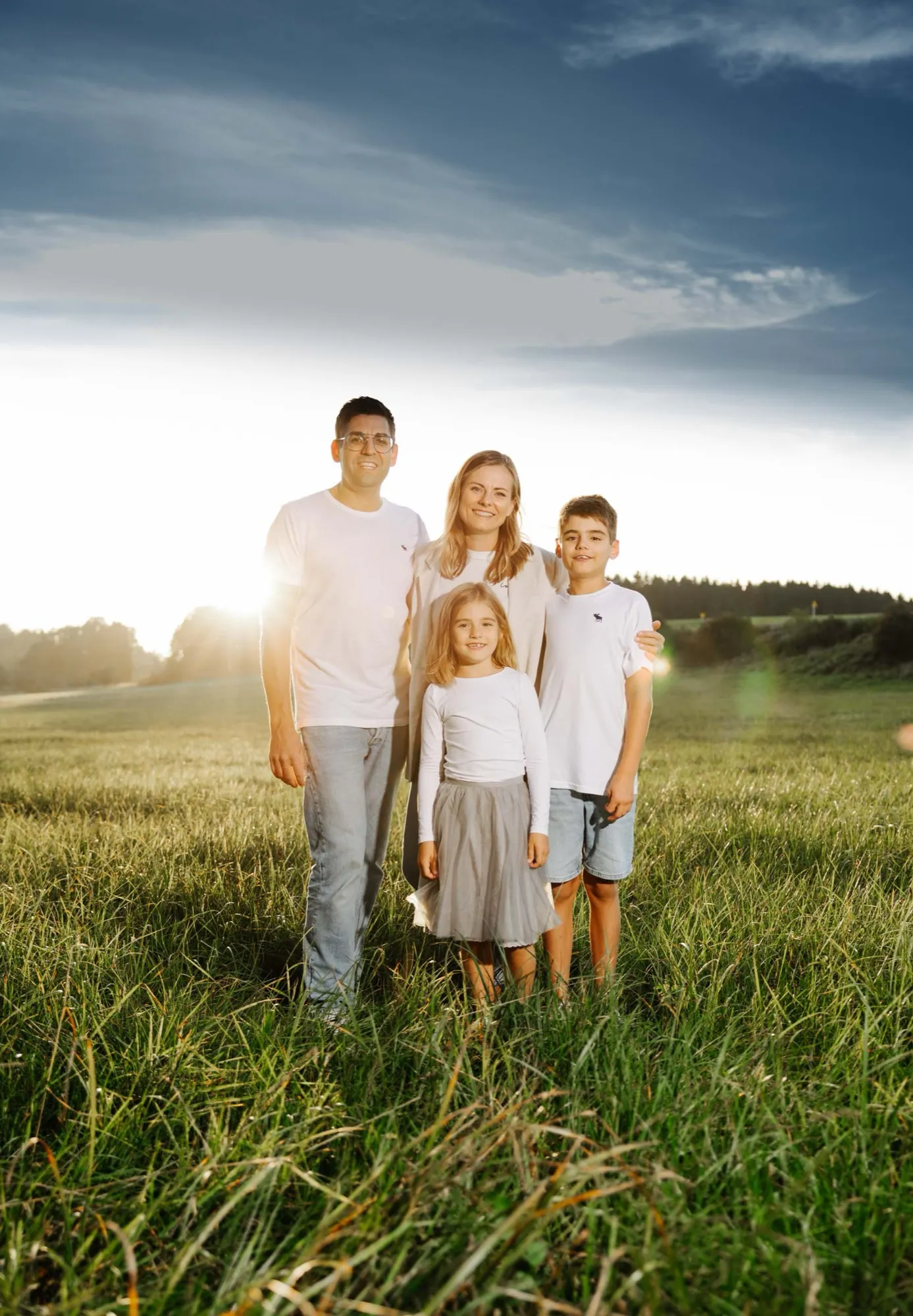 Familien-Fotoshooting im Freien