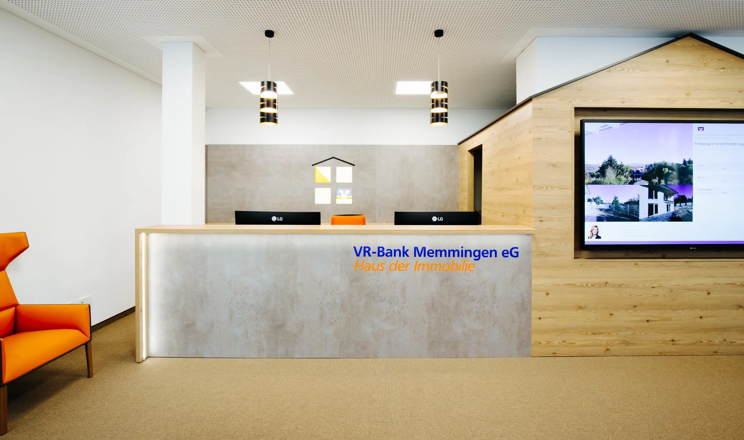 Haus der Immobilie in Memmingen Eingang